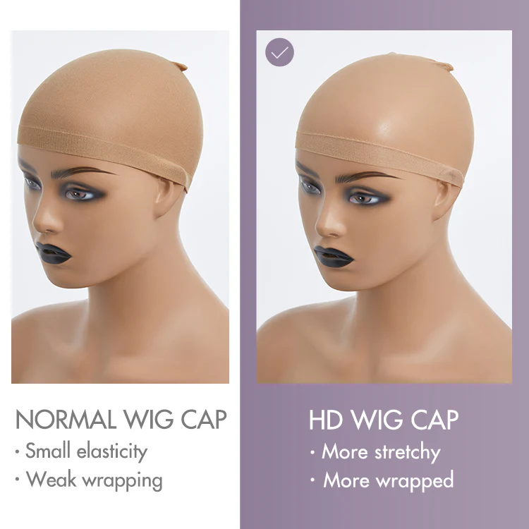 10pcs Stretchy HD Breathable Wig Caps with Non-Slip Elastic Band for Lace Frontal Wigs | Add-on Item - Image 3