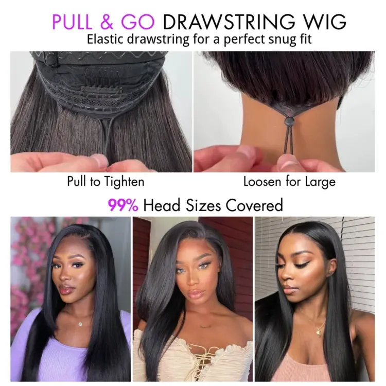 PreMax Wigs - 180% Density Body Wave / Straight Glueless 13x4 Frontal Lace Long Wig Pre-Cut Lace - Image 13