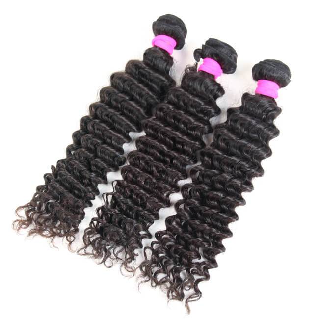 3pcs Body Wave / Water Wave / Deep Wave / Yaki Straight / Silky Straight 100% Virgin Human Hair Bundles - Image 8