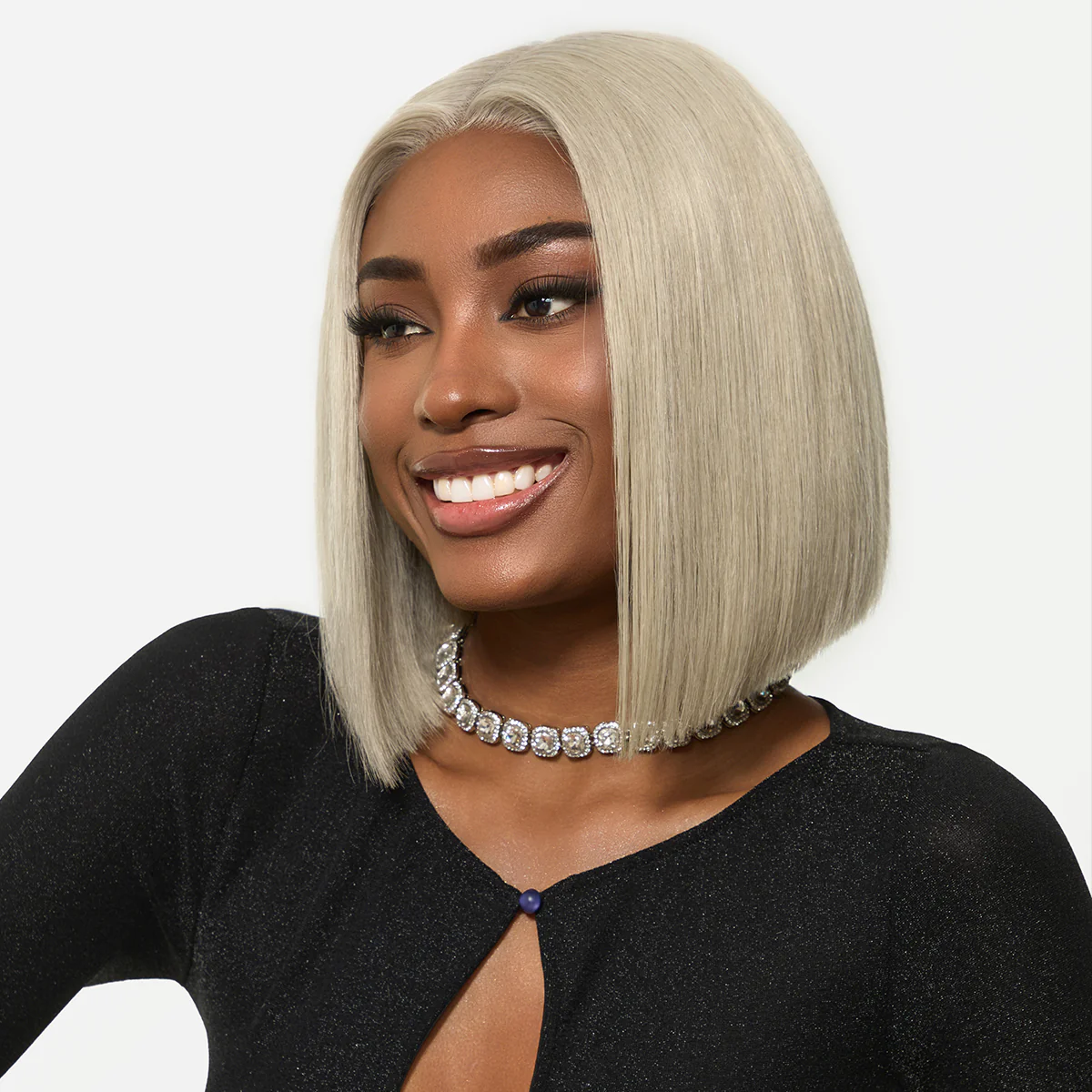 BOSS BOB | RawMagic x Kim Kimble Icon Collection 613 Blonde 13x6 Frontal HD Lace Bob Wig with Drawstring Cap Pre-cut Lace - Image 2