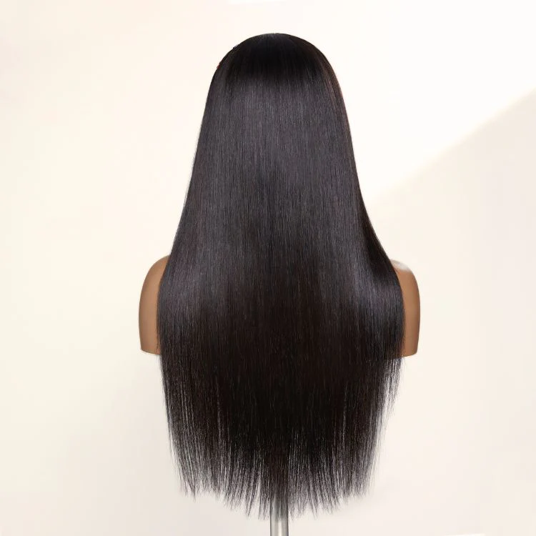 PreMax Wigs | 200% Density Natural Black Left Side Braids Straight 13x4 Frontal HD Lace Long Wig  - US Only - Image 7