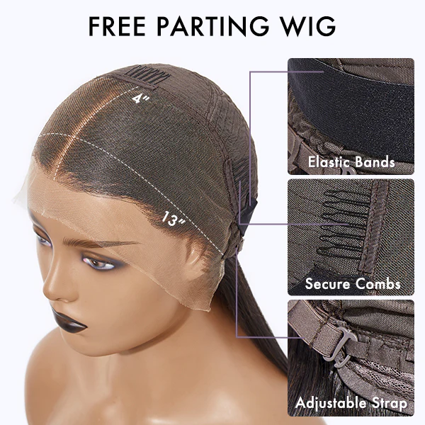 Luvme Hair 180% Density Deep Wave Glueless 13x4 Frontal Lace Wig - US Only - Image 11