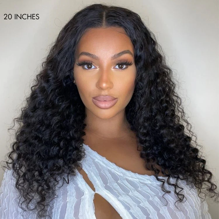 Deep Wave U Part Quick & Easy Affordable 100% Human Hair Wig - Image 2