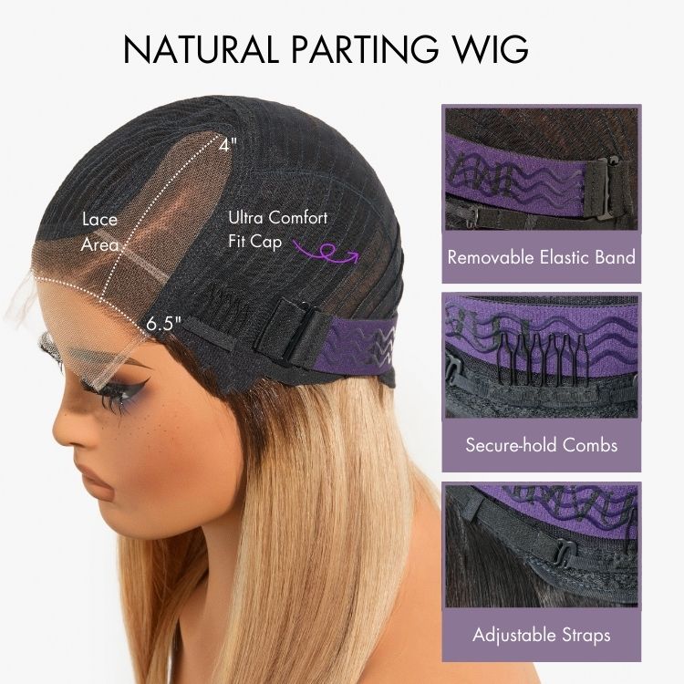 Effortlessly Chic Butterfly Cut Layered Wavy Glueless HD Minimalist Lace Short Wig - Image 11