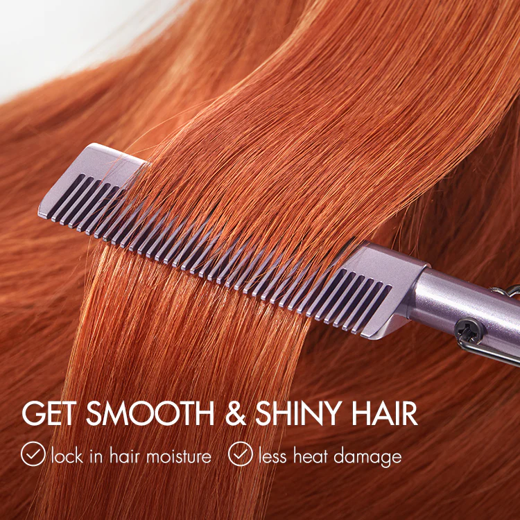 US Only | Electric Hot Comb with US Plug  for Wigs and Natural Hair, 30s Fast Heating & Adjustable Temp | Add-on Item - Image 3