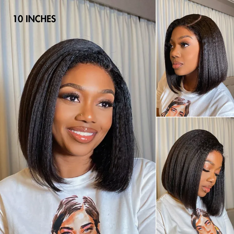 Exclusive Sale | Body Wave / Straight / Kinky / Deep Wave Human Hair U Part Wig - Image 8