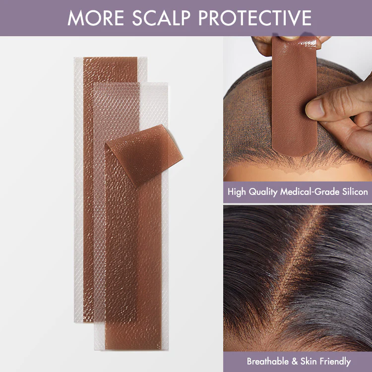 8pcs Fake Scalp Tape for Wigs, Invisible Knots & Grids Eraser - Image 5
