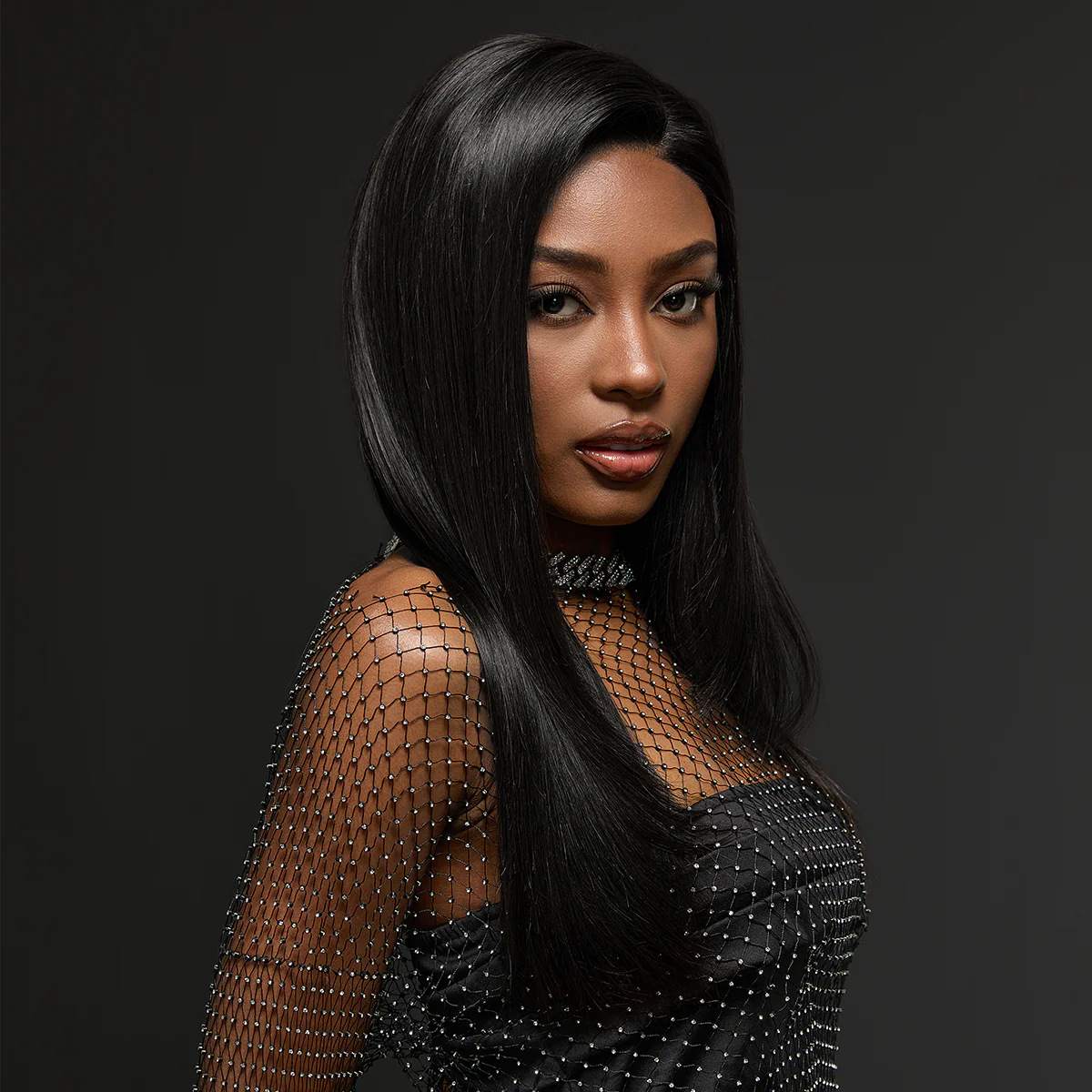 It Girl | RawMagic x Kim Kimble Icon Collection Silky Straight 13x6 Frontal HD Lace Wig with Drawstring Cap - Image 7