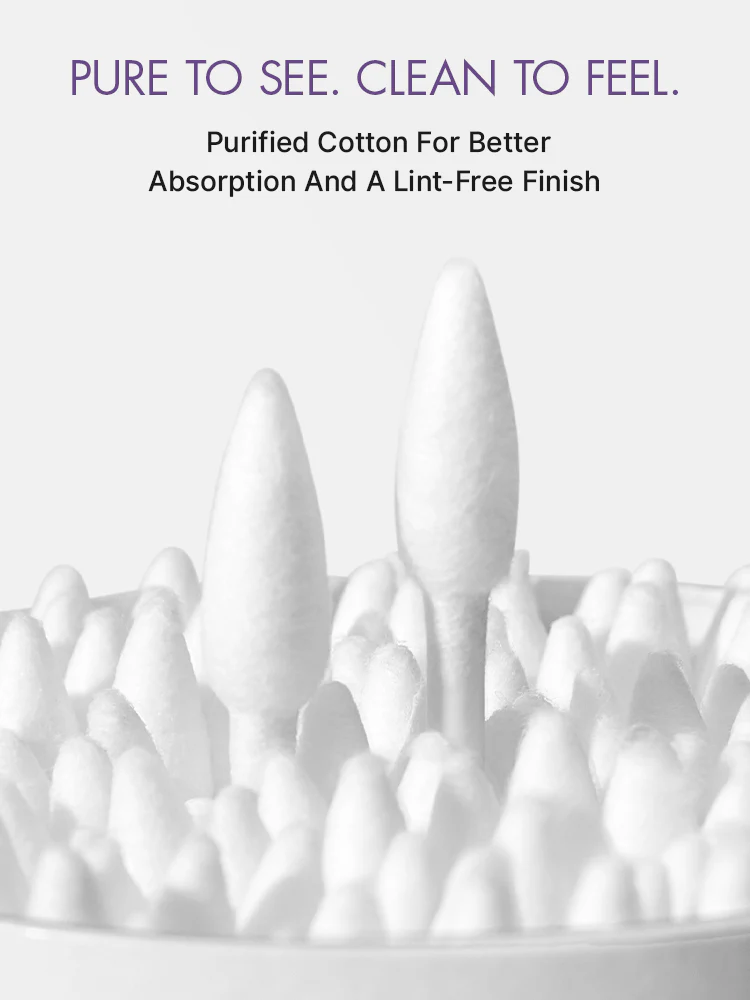 LUVME 100pcs Dual-Tip Cotton Swabs - Image 3