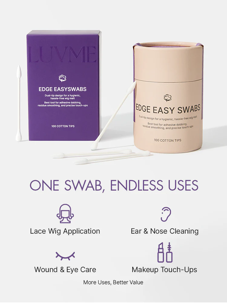 LUVME 100pcs Dual-Tip Cotton Swabs - Image 8