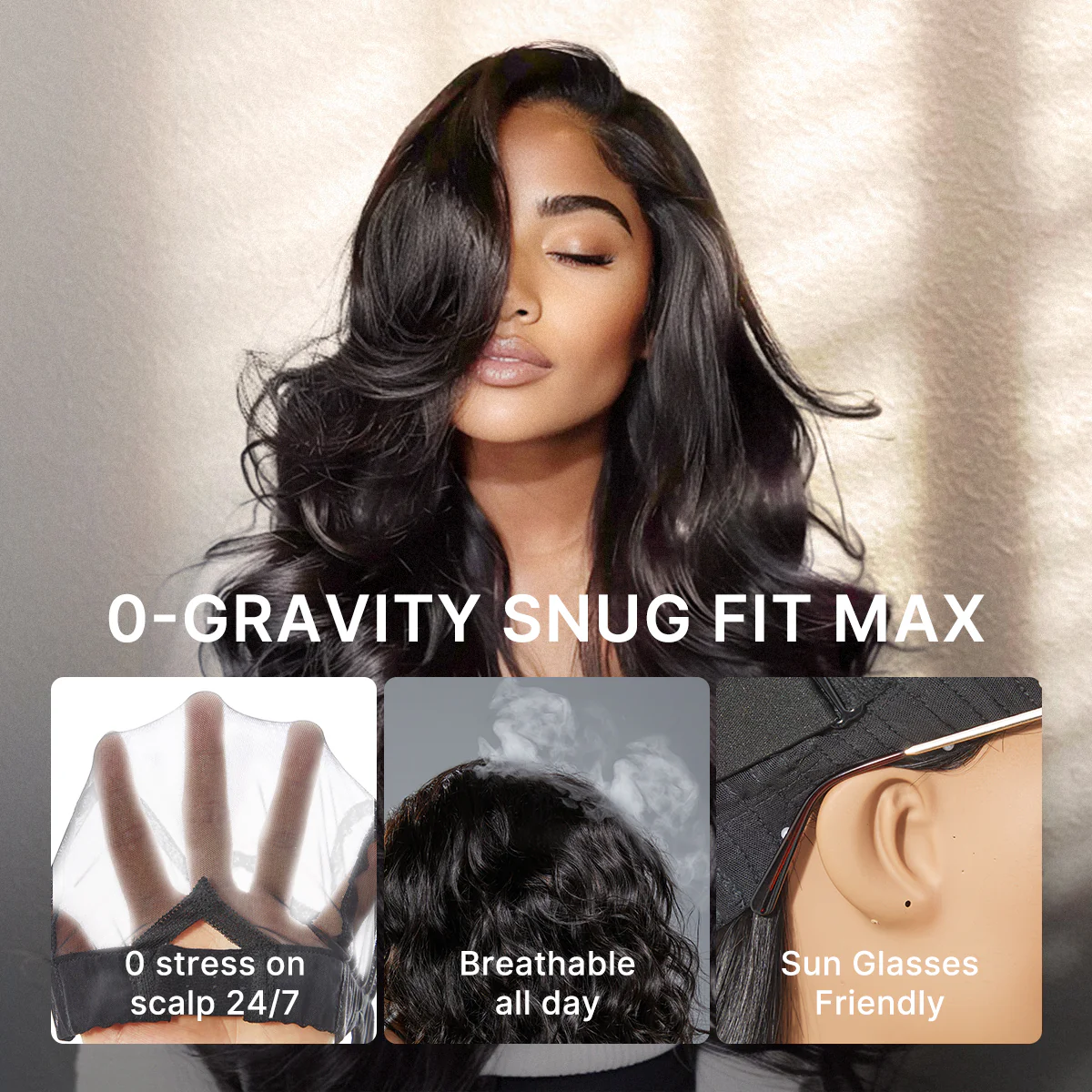 Luvme All-Day Comfort Wig 180% Density Blonde Highlight Butterfly Cut Layered Light Yaki Straight Glueless 7x6 Closure HD Lace Wig Pre-Cut Lace - Image 7