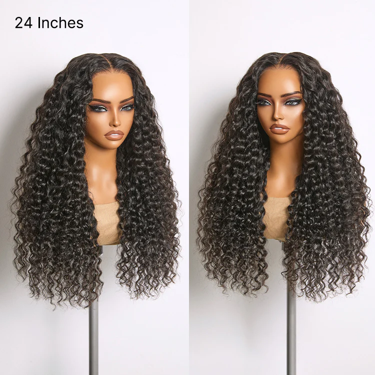 Luvme All-Day Comfort Wig 180% Density Soft & Full Water Wave Glueless 7x6 Closure HD Lace Human Hair Wig Pre-Cut Lace - Image 8