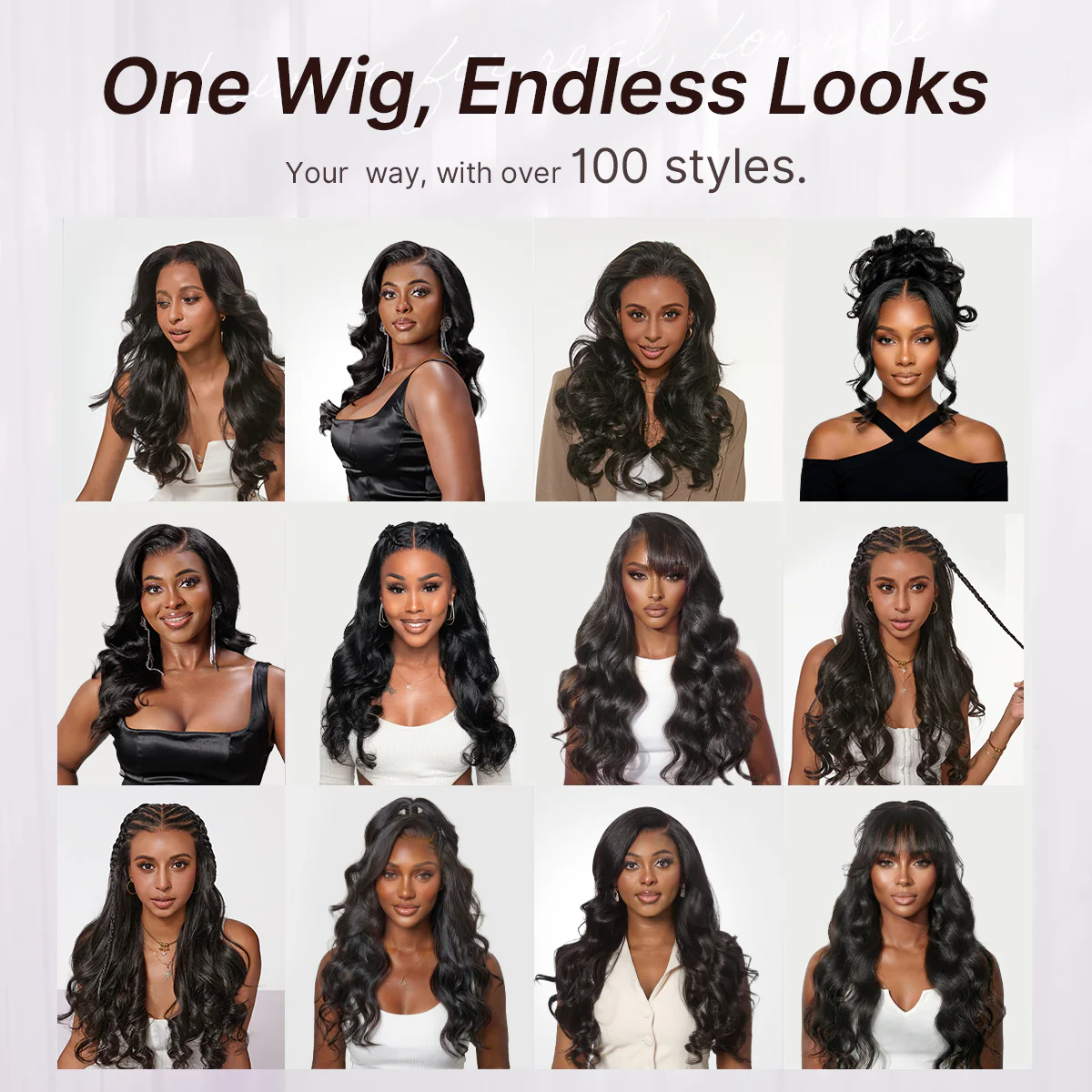 Luvme All-Day Comfort™ Wig PartingMax Glueless 7x6 Closure HD Lace Loose Body Wave Long Wig Pre-Cut Lace - Image 10