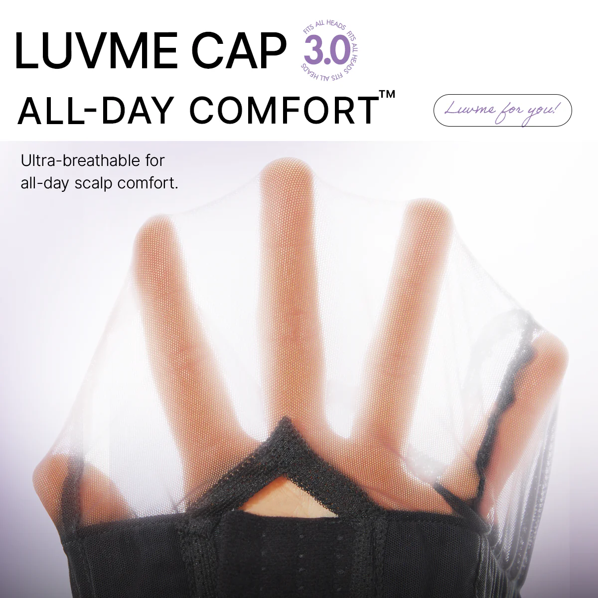 Luvme All-Day Comfort™ Wig PartingMax Glueless 7x6 Closure HD Lace Loose Body Wave Long Wig Pre-Cut Lace - Image 6