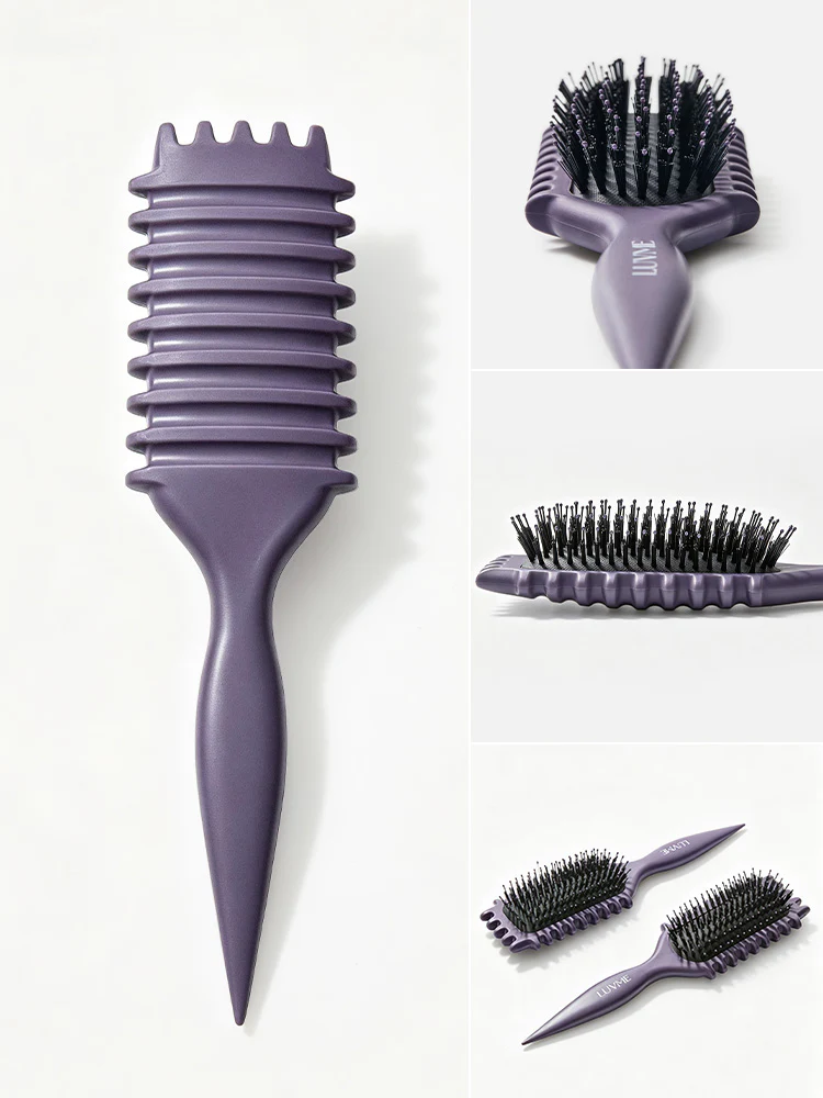 LUVME Curved Curl Repair Comb - Restores Shape and Smooths Messy Curls - Image 8