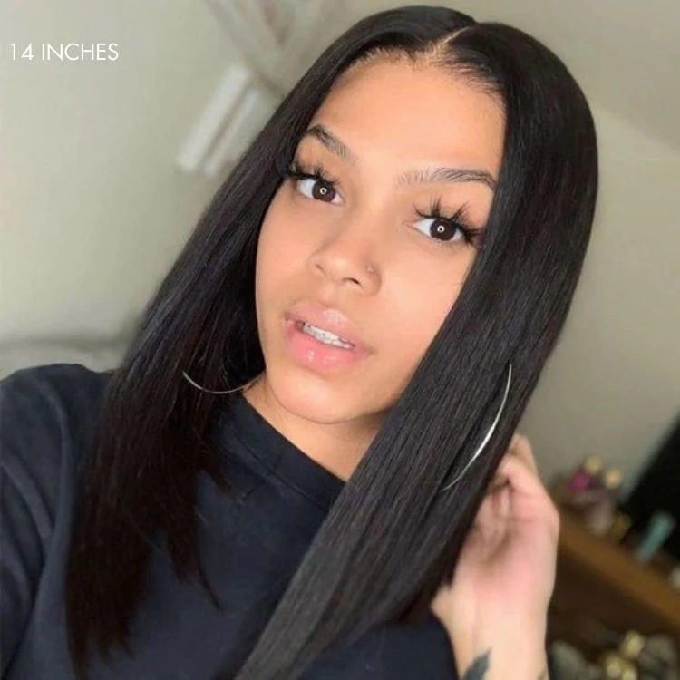 Luvme Hair 180% Density Silky Straight Glueless 13x4 Frontal Lace Long Wig Pre-plucked - Image 3
