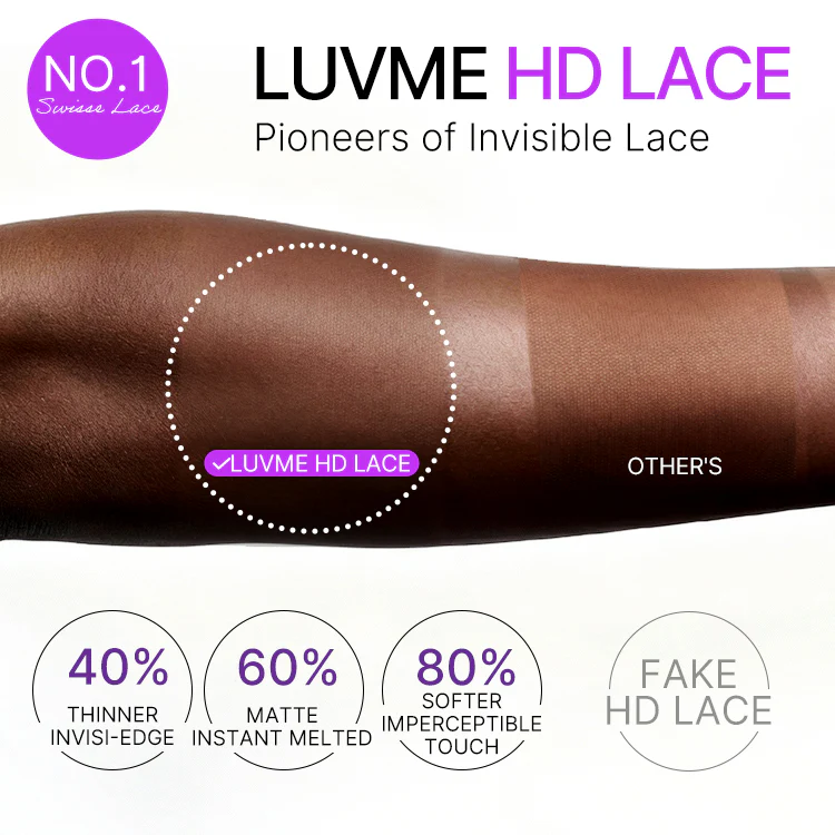 Luvme All-Day Comfort™ Wig 180% Density Bouncy Wand Curly 7x6 Closure HD Glueless Wig Pre-Cut Lace - Image 11