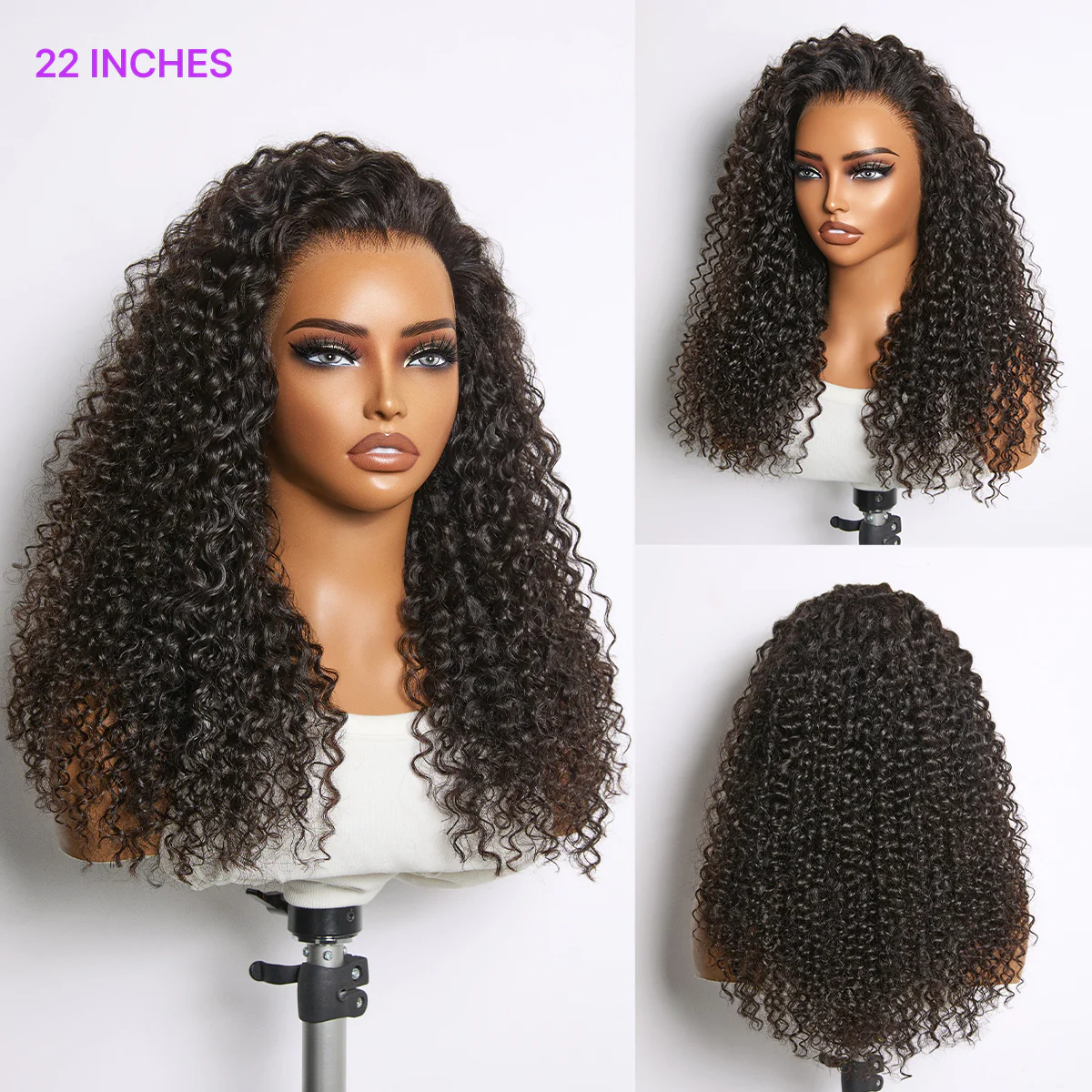 MyOwn-Fit™ 360 HD Lace Free Parting Water Wave Wig Flexi-Fit Invisi Drawstring Cap & Pre-Cut Lace - Image 3