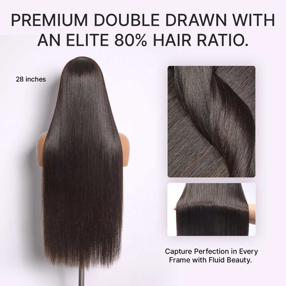 MyOwn-Fit™ PartingMax Glueless Personalized Comfort Wig 250% Density Bone Straight with Baby Hair 7x6 Closure HD Lace Wig Pre Cut & Plucked & Bleached Ready to Go - Image 12