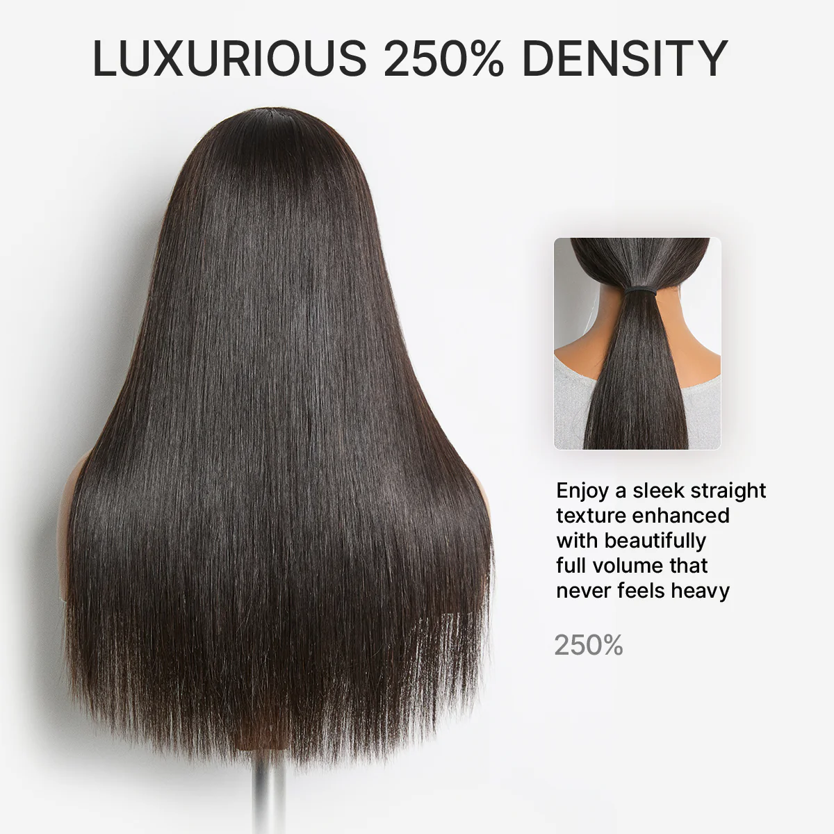 MyOwn-Fit™ PartingMax Glueless Personalized Comfort Wig 250% Density Bone Straight with Baby Hair 7x6 Closure HD Lace Wig Pre Cut & Plucked & Bleached Ready to Go - Image 5