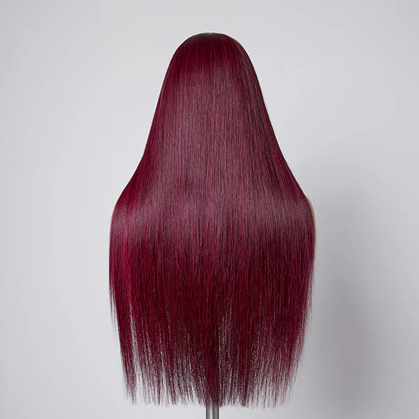 Mystery Mulberry Silky Straight 4x4 Closure Lace Glueless Wig - Image 6