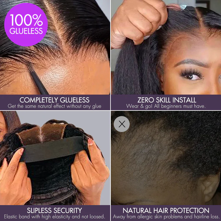 New Customers Only | 1 SEC INSTALL WIG | Mature Boss Brown Ombre Highlight / Natural Black Loose Wave Glueless Minimalist HD Lace Wig - Image 10