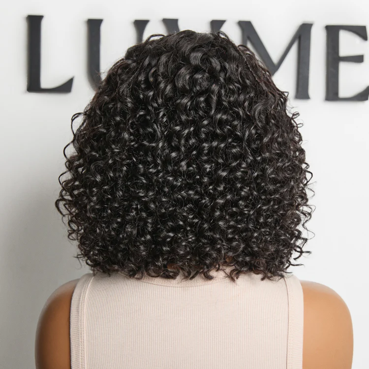 New Customers Only | Boho Braids Deep Curly Glueless 5x5 Closure Lace with Braided Top Human Hair Wig Pre-Cut Lace - Image 10