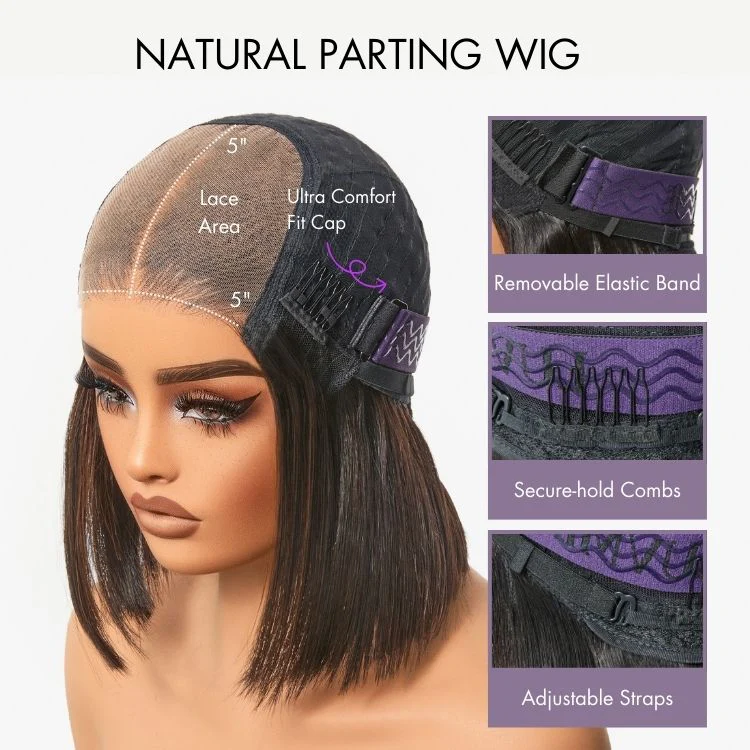 New Customers Only | Boho Braids Deep Curly Glueless 5x5 Closure Lace with Braided Top Human Hair Wig Pre-Cut Lace - Image 14