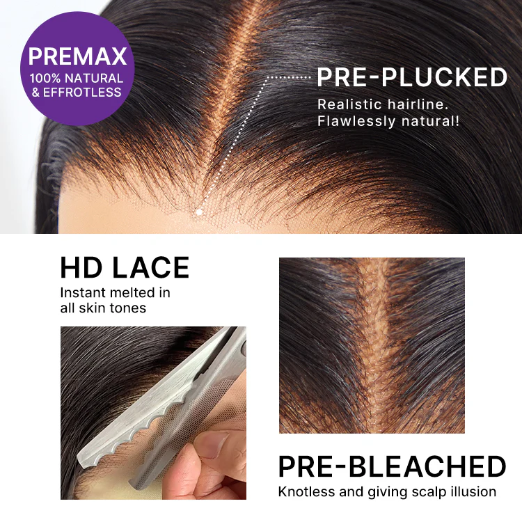 New Customers Only | Luvme All-Day Comfort Wig 180% Density Blonde Highlight Butterfly Cut Layered Light Yaki Straight Glueless 7x6 Closure HD Lace Wig Pre-Cut Lace - Image 8