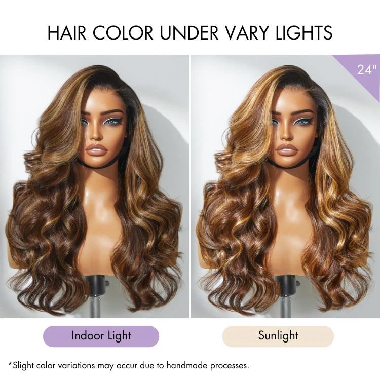 New Customers Only | Luvme All-Day Comfort™ Wig PartingMax 180% / 250% Density Glueless 7x6 Closure HD Lace Loose Body Wave Long Wig Pre-Cut Lace - Image 14