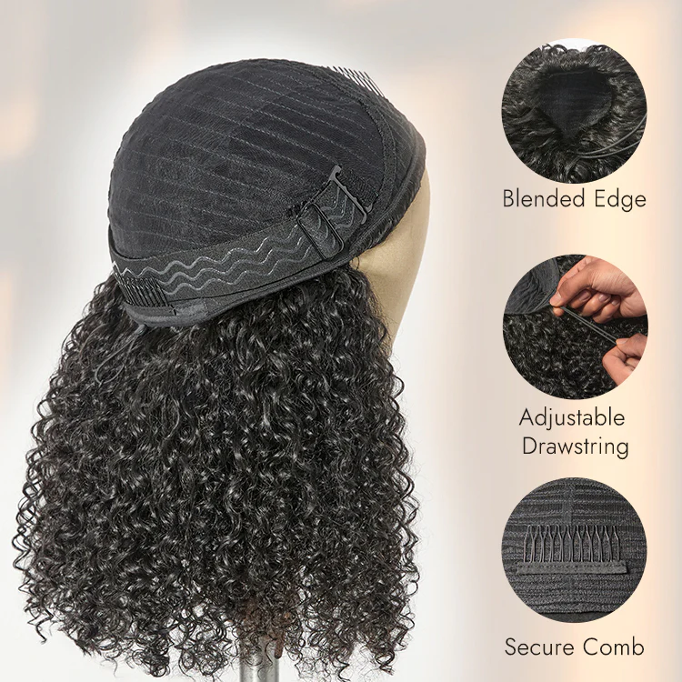 New Customers Only | Luvme Too Easy Texture™ 3-In-1 Half Wig Kinky Curly / Yaki Straight / Messy Burmese Curly Glueless Flexi-Fit Drawstring Wig - Image 16