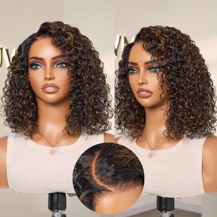 New Customers Only | Wet and Wavy 5x5 Closure Pre-Cut Lace Water Wave Wig Glueless Side Part Human Hair Wig - Image 15