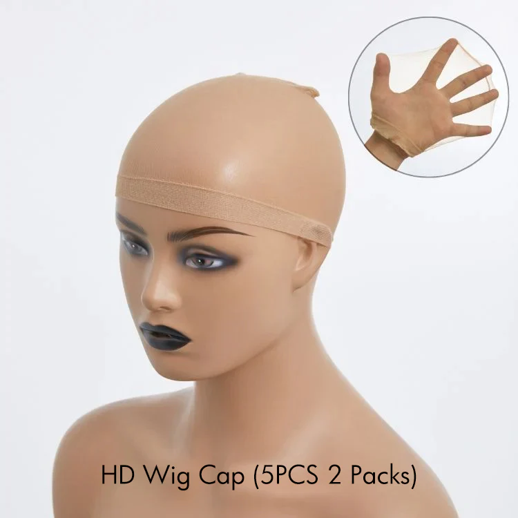 Ombre Brown Loose Wave Minimalist HD Lace Glueless C Part Short Wig 100% Human Hair - US ONLY - Image 10