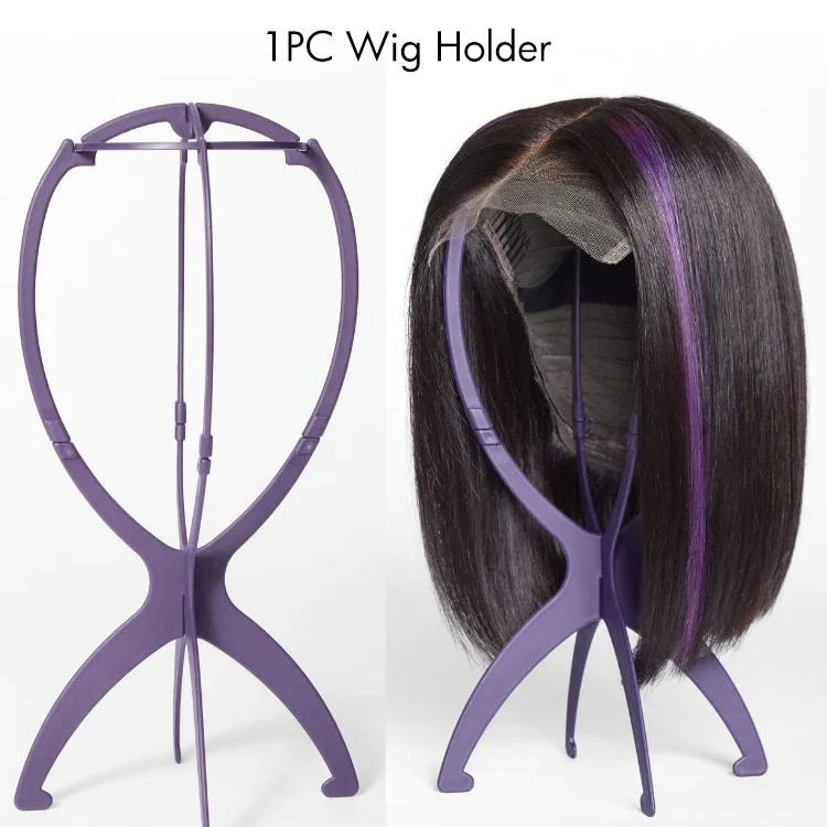 Ombre Brown Loose Wave Minimalist HD Lace Glueless C Part Short Wig 100% Human Hair - US ONLY - Image 9