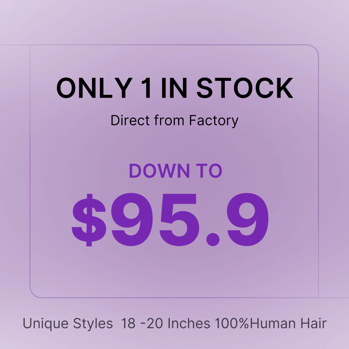 Outet | One-piece-only | 18 inches to 20 inches | Long Wig | Lace Wig | No Code Needed | US ONLY