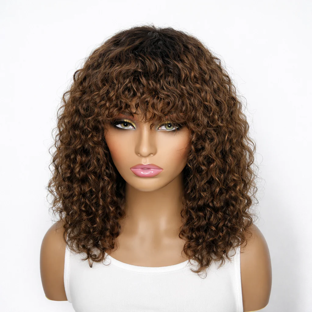 Outlet | Throw On & Go Water Wave Omber Brown Glueless Wig
