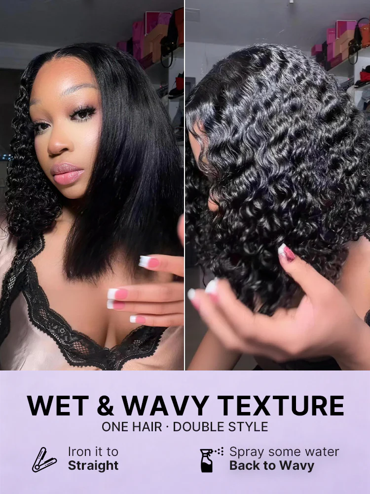 Readitress™ Pre-Separated Feather Crochet Human Hair for Miracle Knots Boho Braids | Deep Wave, Burmese Curly Protective Style (Free Gifts Included)  - US Only - Image 4