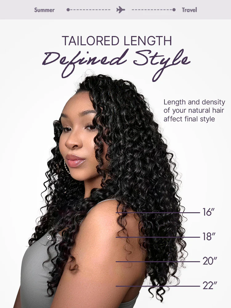 Readitress™ Pre-Separated Feather Crochet Human Hair for Miracle Knots Boho Braids | Deep Wave, Burmese Curly Protective Style (Free Gifts Included)  - US Only - Image 8