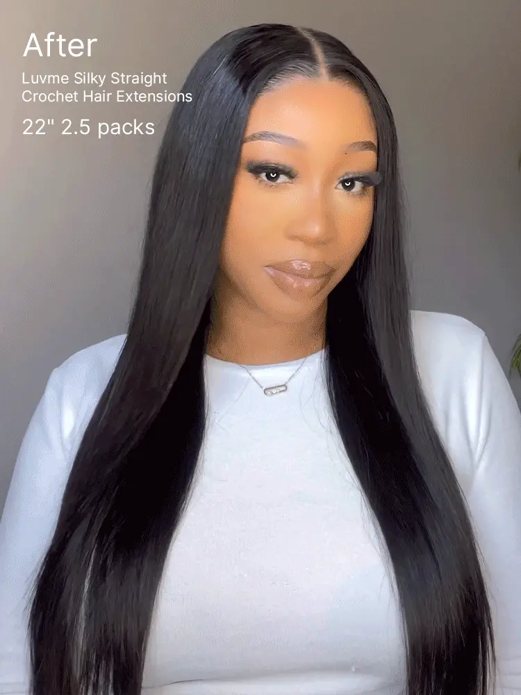 Readitress™ Pre-Separated Feather Crochet Human Hair for Miracle Knots Boho Braids | Silky Straight Protective Style (Free Gifts Included) - US Only - Image 7