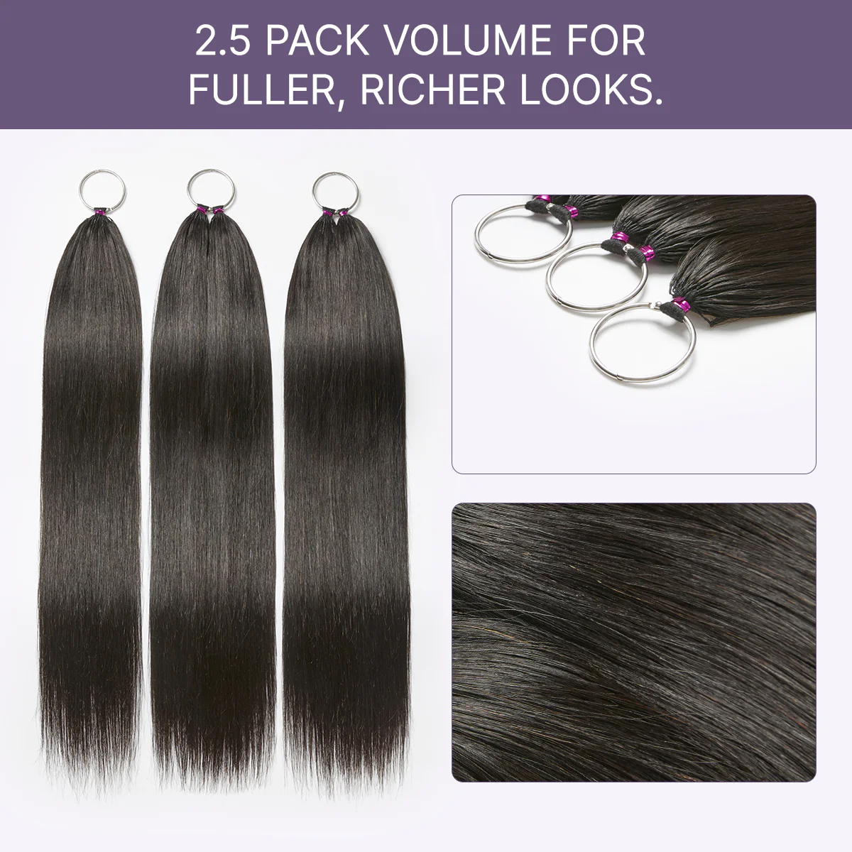 Readitress™ Pre-Separated Feather Crochet Human Hair for Miracle Knots Boho Braids | Silky Straight Protective Style (Free Gifts Included) - US Only - Image 9