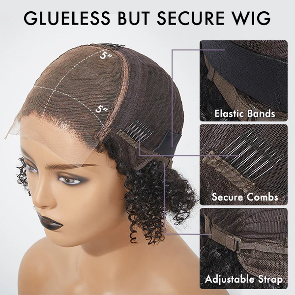 Luvme Hair 180% Density | Silky Straight Glueless 5x5 Closure HD Lace Long Wig | Large & Small Cap Size - US Only - Image 7