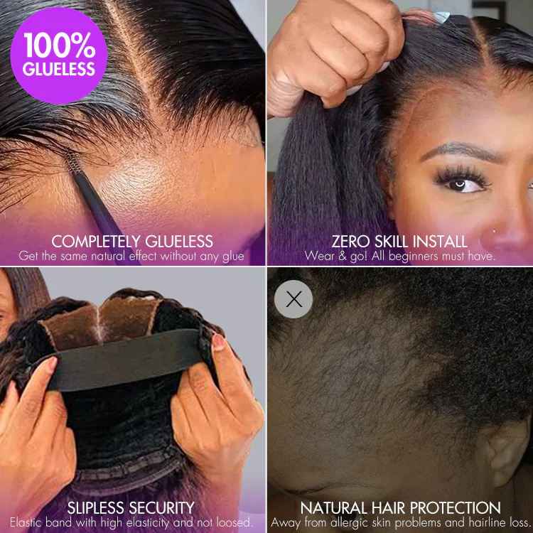 Sun-Kissed Warm Tone Brown with Blonde Highlights 180% Density Loose Wave Glueless 5x5 Closure Lace Wig Pre-Cut Lace - Image 7
