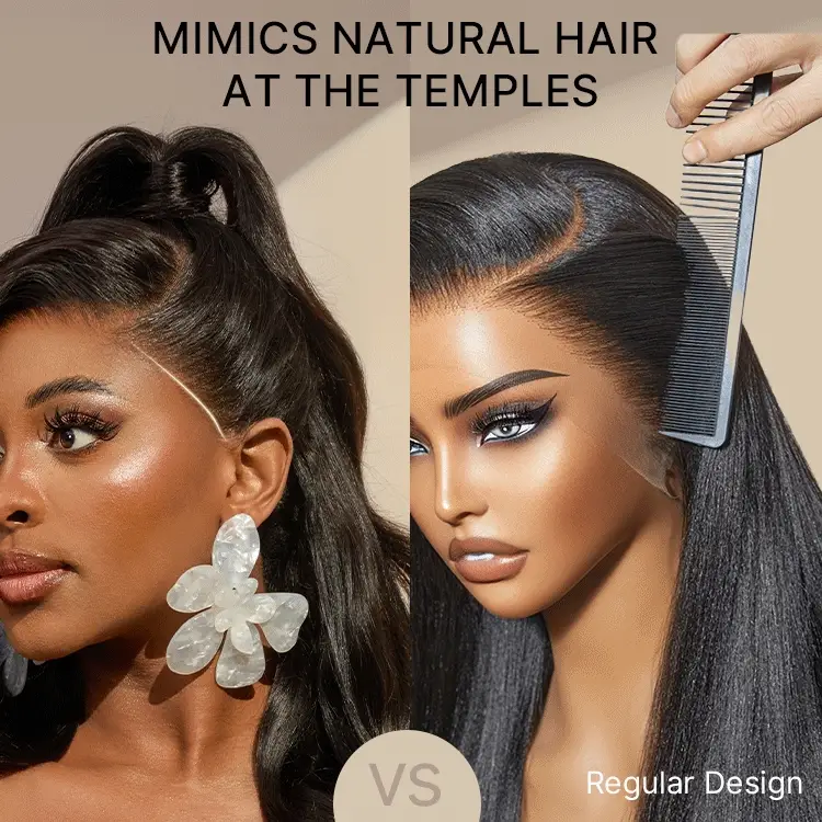 Tiktok Exclusive Deal | NatureMAX 200% Density Ombre Brown / Natural Black Loose Wave Glueless 13x6 / 13x4 HD Lace Front Wig Pre-Cut Lace Flexi-Fit Drawstring Cap - Image 9