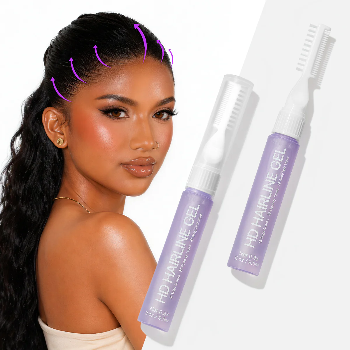 US Only | LUVME Edge Control Stick 2.0 - Strong Hold for Wigs, Portable Hair Styling Tool - Image 5