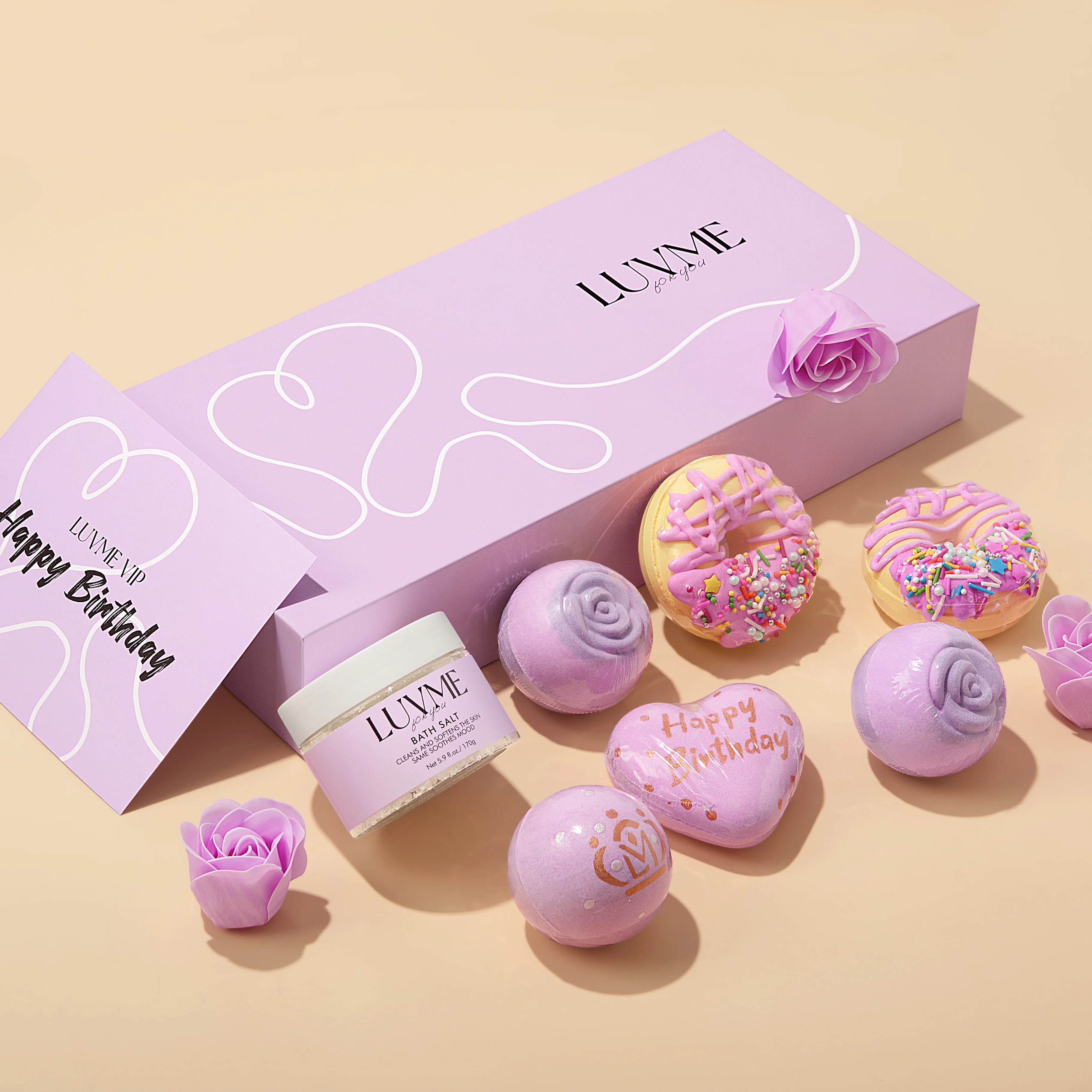 VIP Birthday Gift for Golden Queen Only | Bath Ball Set