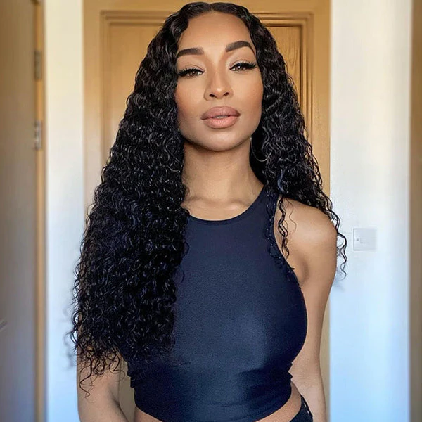 Wet And Wavy | Water Wave 4x4 Closure Lace Glueless Mid Part Long Wig - US Only - Image 4
