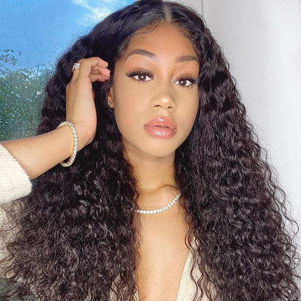 Wet And Wavy | Water Wave 4x4 Closure Lace Glueless Mid Part Long Wig - US Only - Image 7