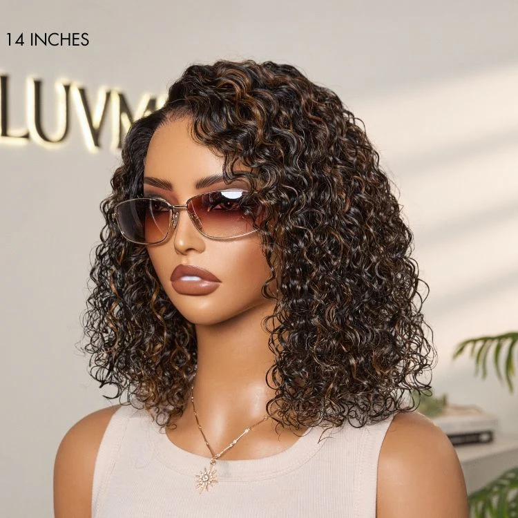 Wet and Wavy 5x5 Closure Pre-Cut Lace Water Wave Wig Glueless Side Part Human Hair Wig - Image 17