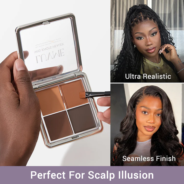 US Only | Upgrade 2.0 1pc Wig Knots Healer with a Brush, for Lace Wigs, Frontal Part and Hairline - Image 3