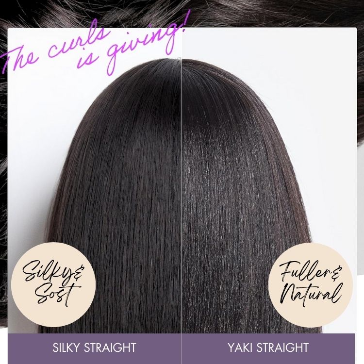 Put On and Go Realistic Glueless Yaki Straight Bob with Bangs Minimalist Lace Wig 100% Human Hair - Image 19